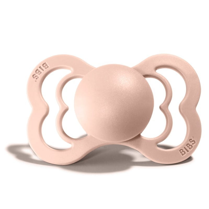 Smoczek Uspokajający z Naturalnego Kauczuku +6 mies. Blush - BIBS Supreme