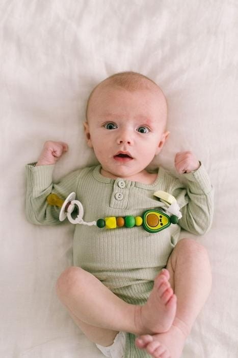 Zawieszka do smoczka Darling Avocado - loulou LOLLIPOP