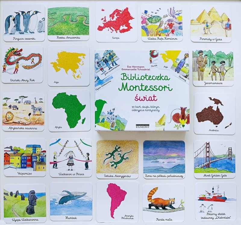 Biblioteczka Montessori. Świat