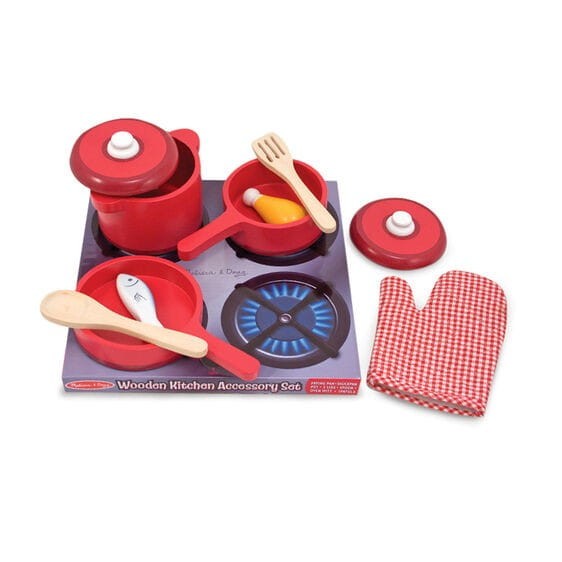 Drewniane Naczynia Garnki do Gotowania - Melissa & Doug