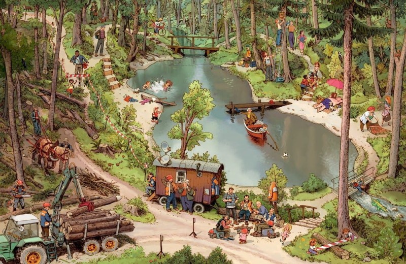 Jedziemy na wycieczkę - wielkoformatowa książka obrazkowa picturebook