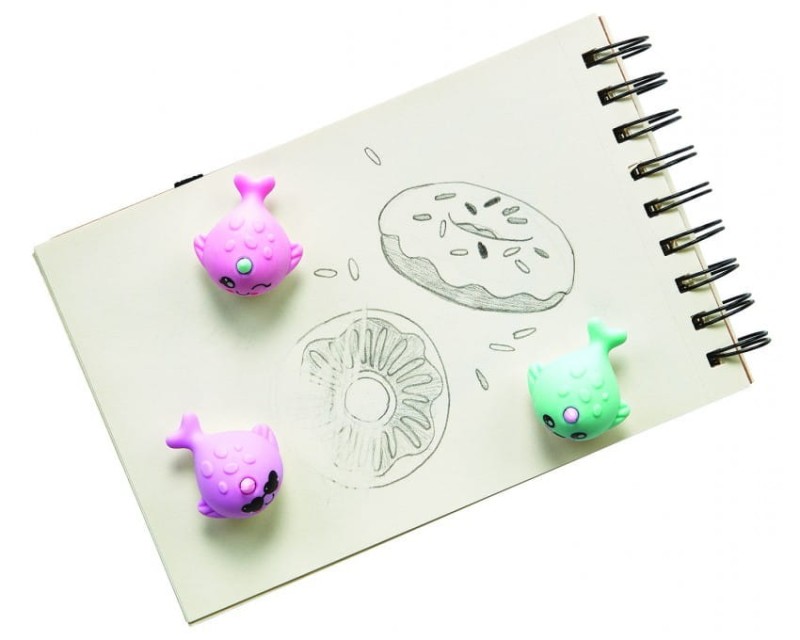 Pachnące gumki do mazania Narwale 3 szt. - Ooly