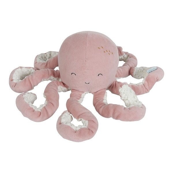 Przytulanka Ośmiornica 23cm Ocean Róż - Little Dutch