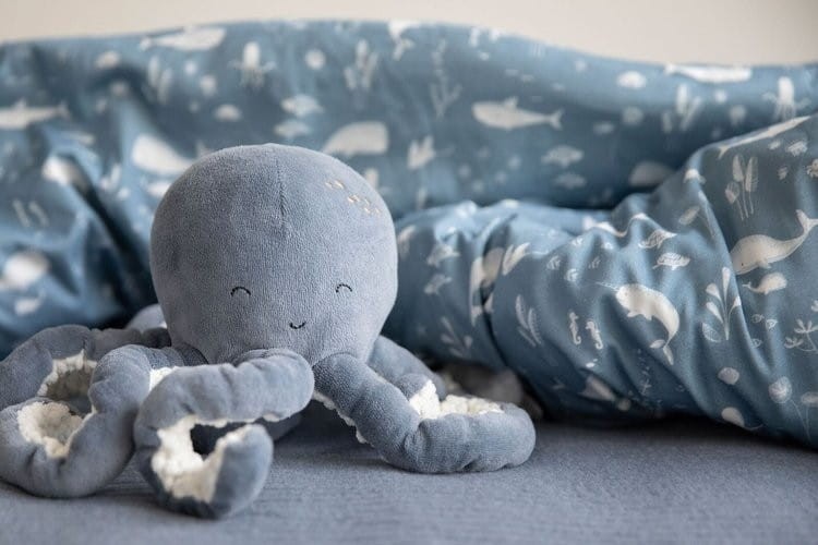 Przytulanka Ośmiornica 23cm Ocean Błękit - Little Dutch
