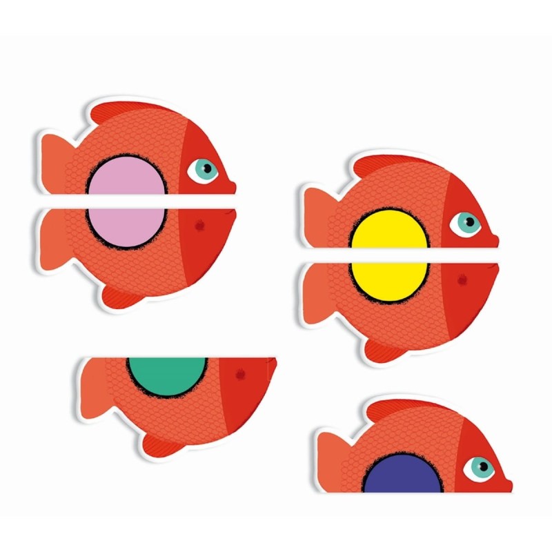 Gra karciana dla maluchów Little Puzzle - Djeco