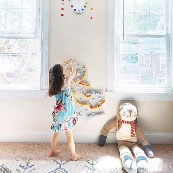 Kulodrom naklejany, zestaw podwójny Marble Run - ORIBEL