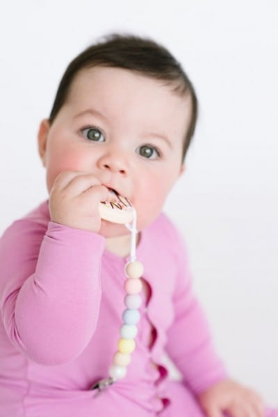 Koralikowa zawieszka do smoczka Cotton Candy - loulou LOLLIPOP