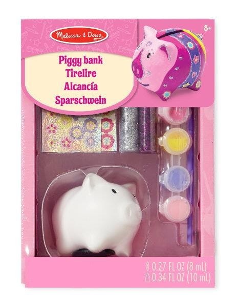 Świnka Skarbonka DIY Dekorowanie Decoupage - Melissa and Doug