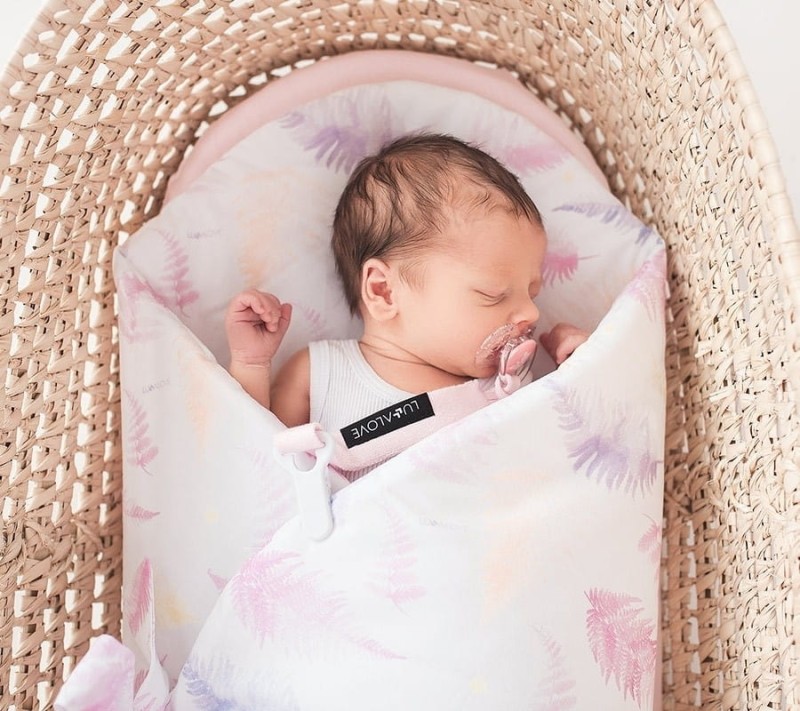 Zawieszka do Smoczka rózowa - Lullalove