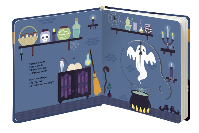 Magiczne koło Strachy! Książka interaktywna
