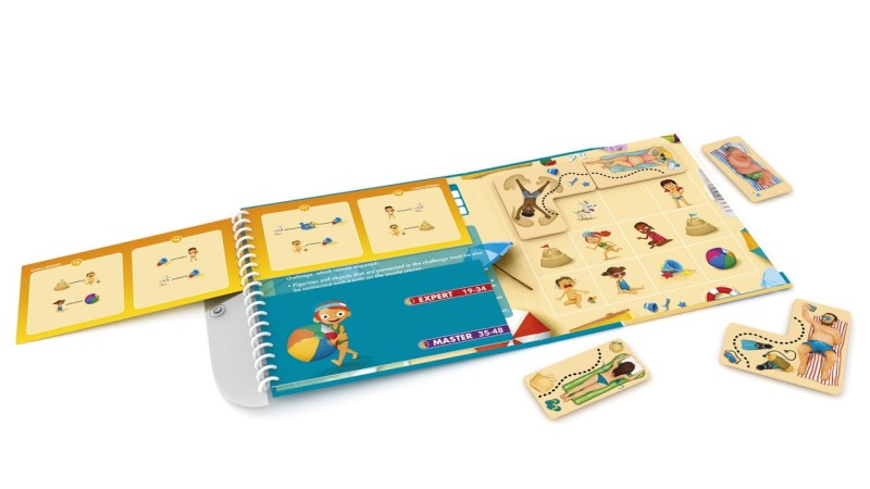Gra Planszowa Magnetyczna Puzzle Beach od 6lat - SmartGames