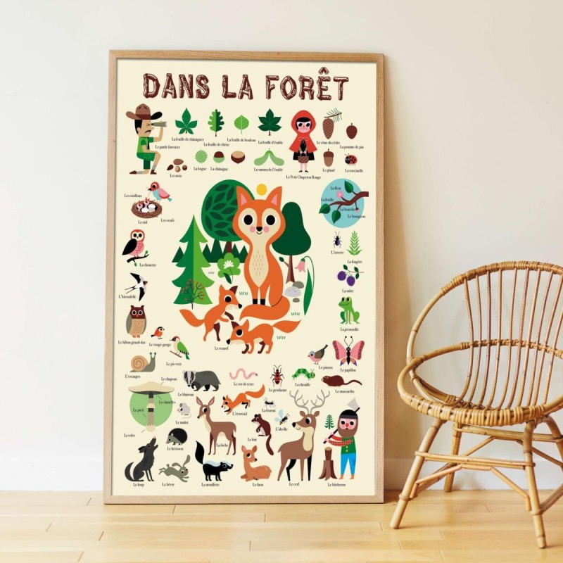 Wyklejanka Plakat Las - Poppik