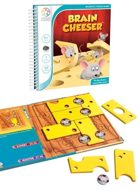 Gra Podróżna Brain Cheeser 5+ Magnetyczna - SmartGames