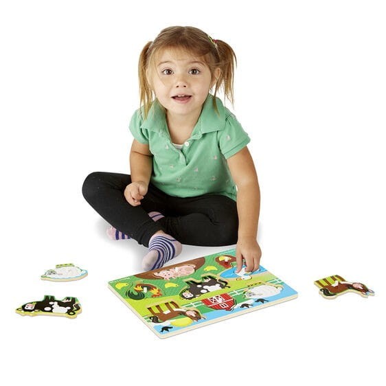 Układanka drewniana Zwierzęta Puzzle - Melissa & Doug