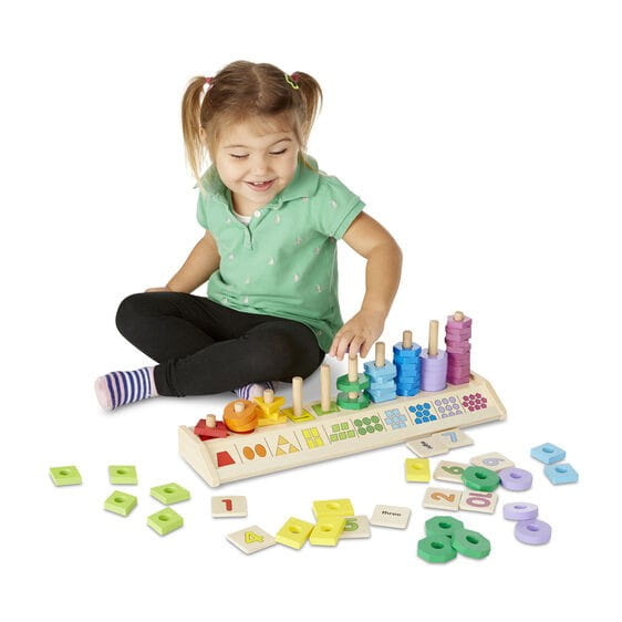 Sorter kolorów i kształtów Nauka Liczenia - Melissa & Doug