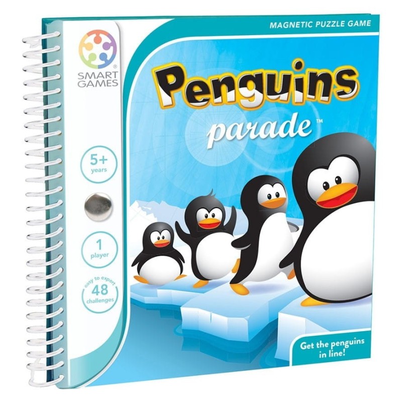 Gra Podróżna Penguins Parade 5+ Magnetyczna - SmartGames