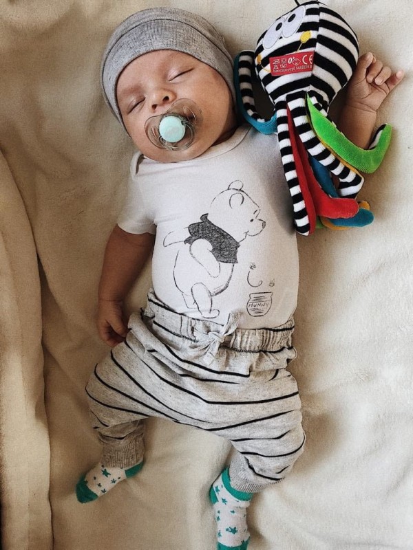 Mini Ośmiornica Biało-Czarna Zabawka Kontrastowa - Mom's Care