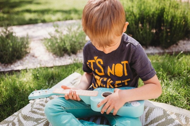 Gitara dla dzieci 5-strun, Zwierzaki - Adam Toys