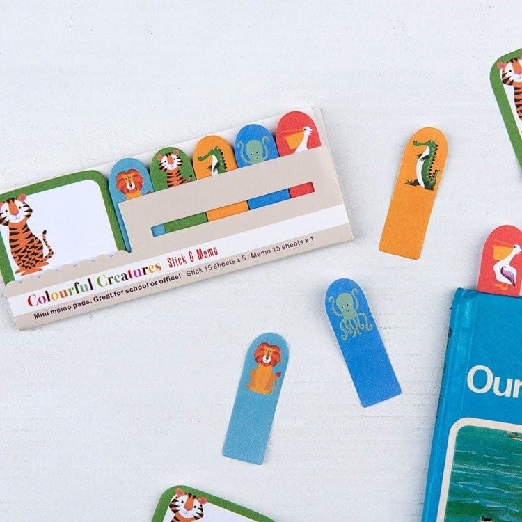 Karteczki Samoprzylepne Zwierzaki 6 wzorów - Rex London