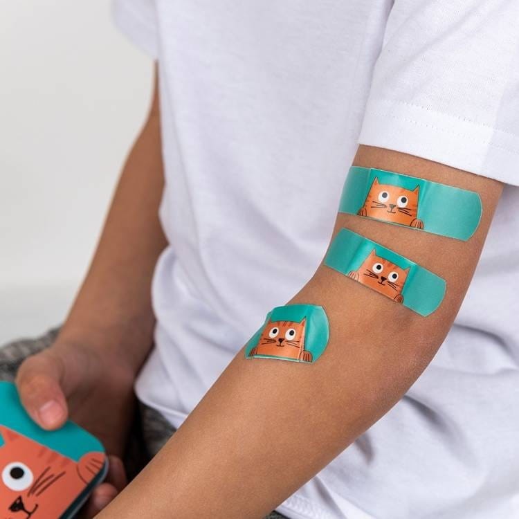 Plastry opatrunkowe w pudełku Kotki 30 szt. - Rex London