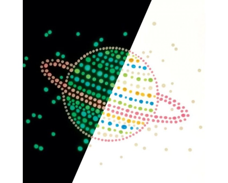 Farby Kropkowe Świecące w Ciemności Dot-A-Lot - Ooly