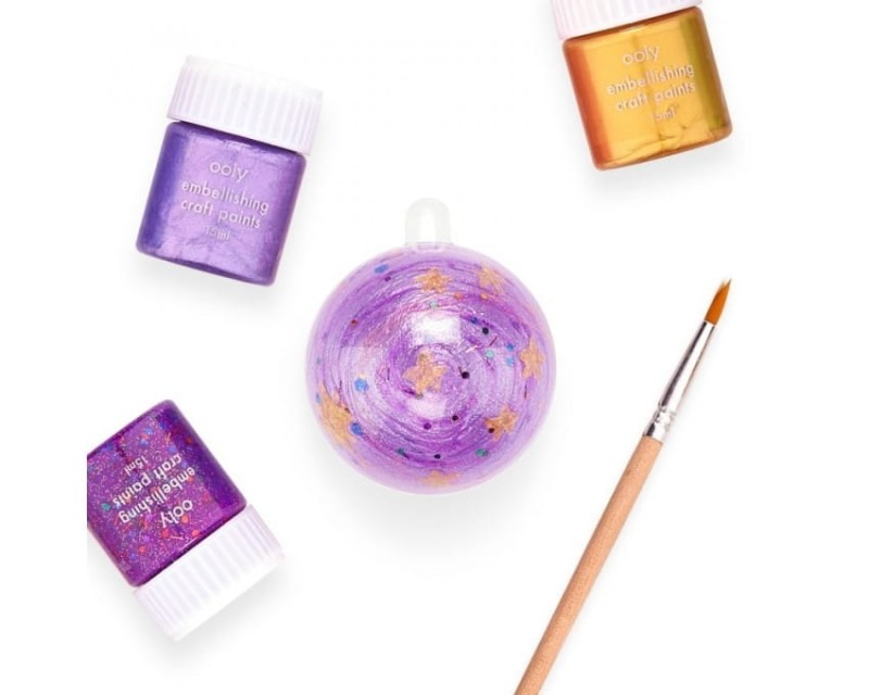 Farby akrylowe 6 Perła & 6 Brokat Cosmic Shine - Ooly