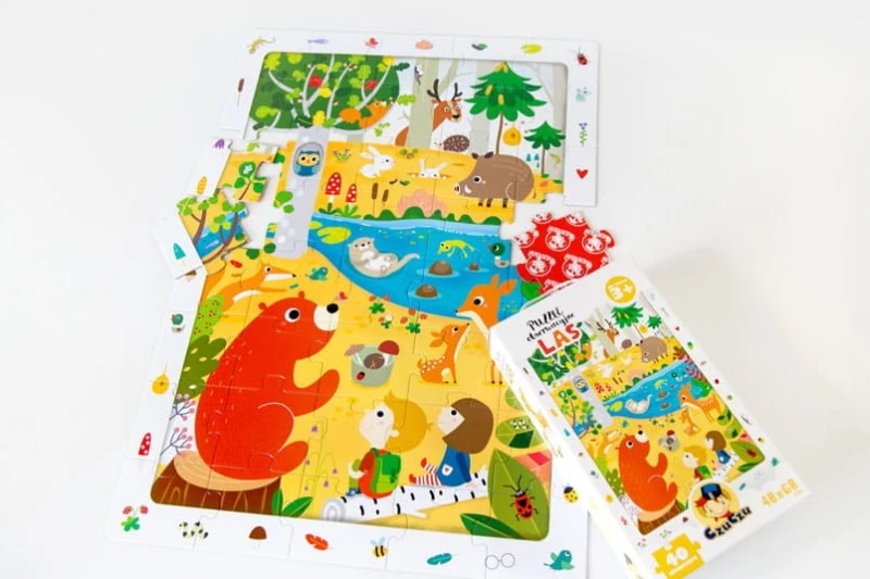 Puzzle obserwacyjne Las 40 el. - CzuCzu