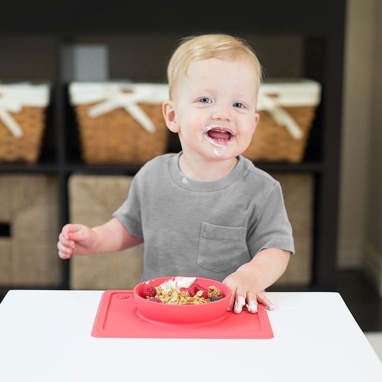 Silikonowa Miseczka Podkładka 2w1 Mini Bowl róż - ezpz