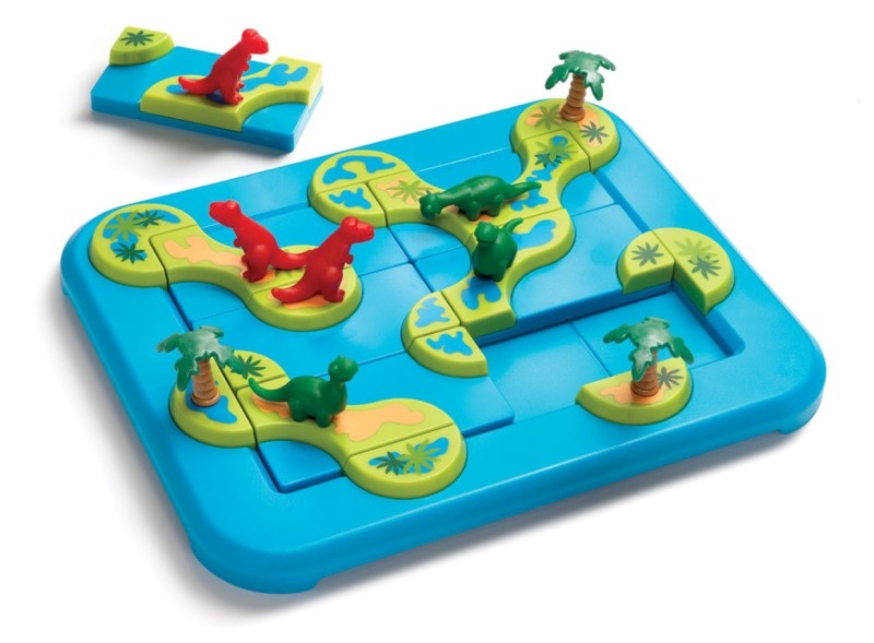 Gra logiczna 6+ Dinozaury Tajemnicza Wyspa - Smart Games