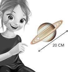 Planeta Saturn świecąca w ciemności - Buki