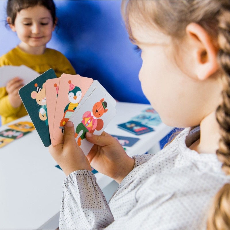 Gra Karciana Silly Monkey (Piotruś i memory) - Petit Collage