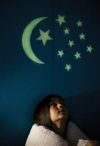 Księżyc i gwiazdy świecące w ciemności - Glow in the Dark