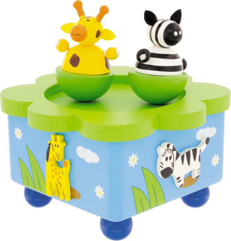 Pozytywka Drewniana Wesołe Zwierzątka Safari - Ulysse