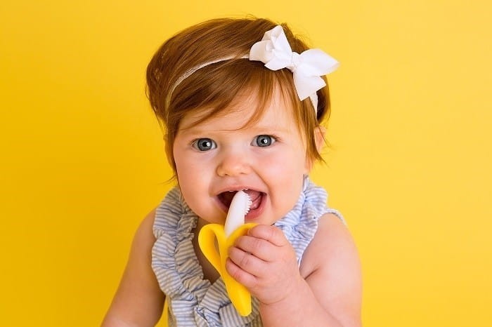 Szczoteczka Treningowa Gryzak Banan Żółty - Baby Banana