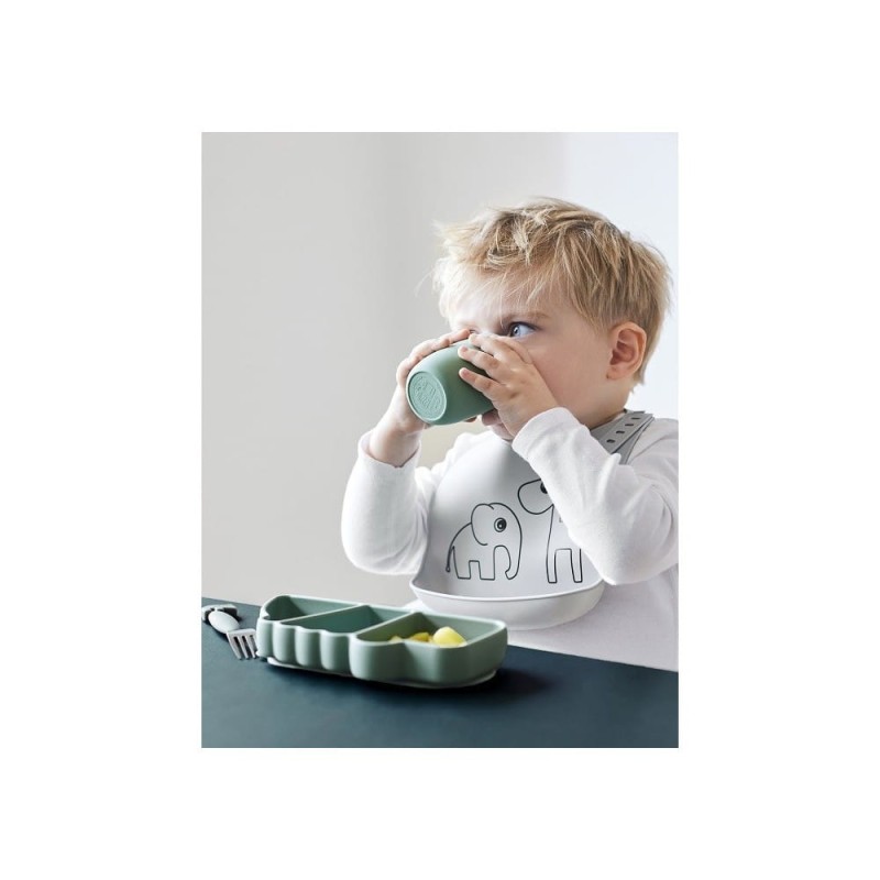 Talerzyk z Przyssawką Krokodyl Zielony - Done by Deer