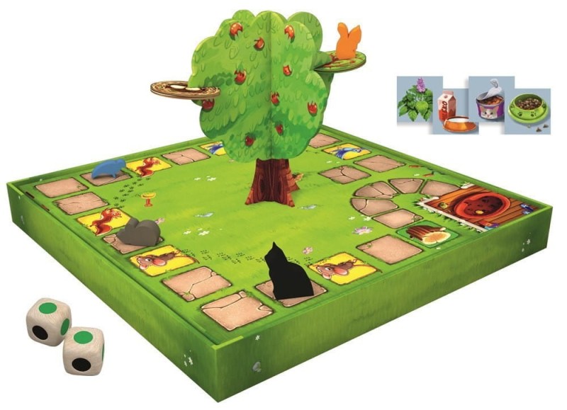 Gra Planszowa dla dzieci Kotek Psotek