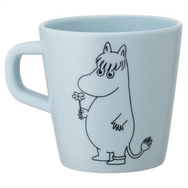 Kubek z uchwytem Muminki niebieski - Maison Petit Jour
