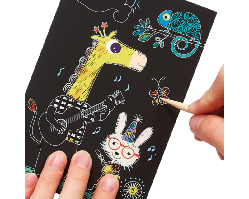 Kolorowe Wydparywanki 6 szt. Safari - Ooly