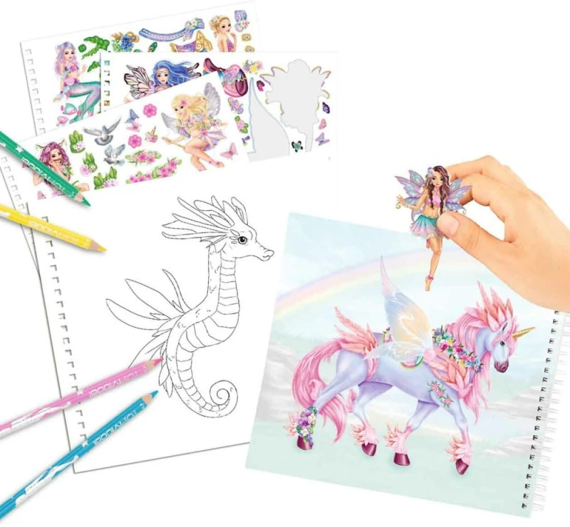 Kolorowanka z Naklejkami Friend FantasyModel - TOPModel