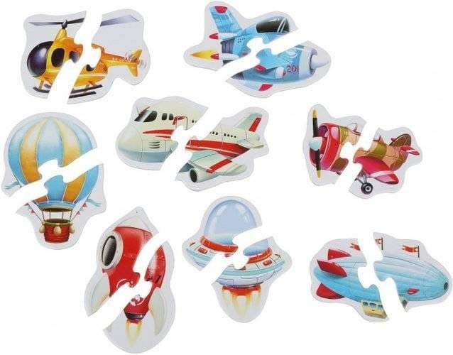 Puzzle dwuelementowe Samoloty - Puzzlika