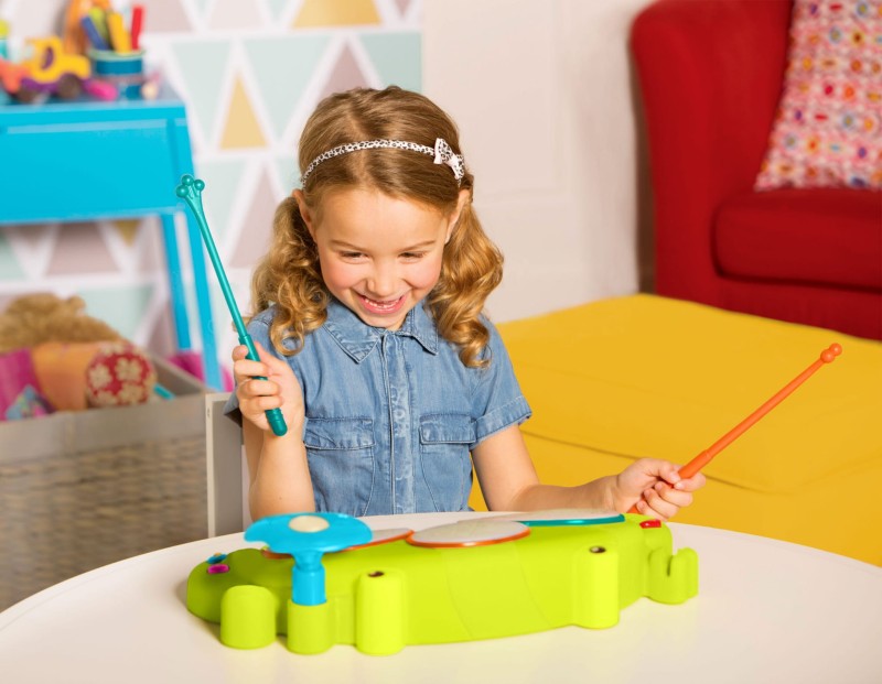 Perkusja dla Dzieci Żaba Ribbit-tat-tat Nowa - b.toys