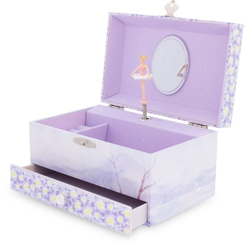 Szkatułka z Pozytywką Baletnica Jezioro Łabędzie - Ulysse