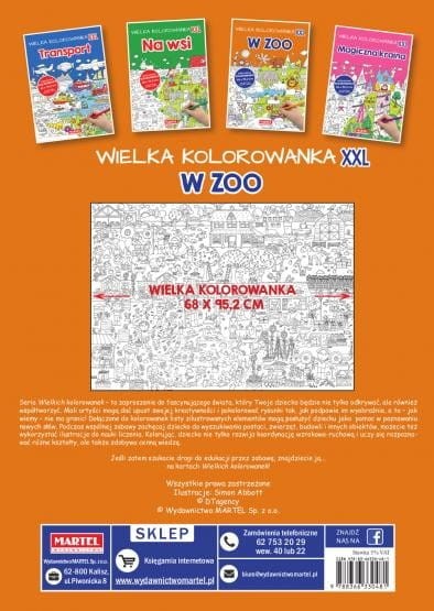 Wielka kolorowanka XXL w Zoo