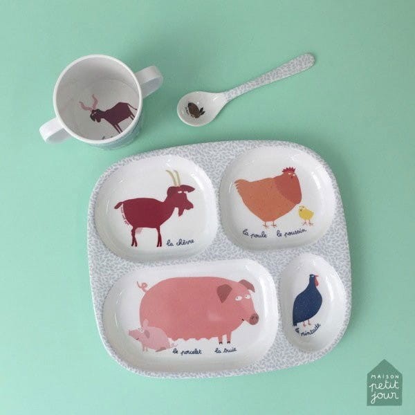 Kubek z dziubkiem i dwoma uchwytami Farma - Maison Petit Jour