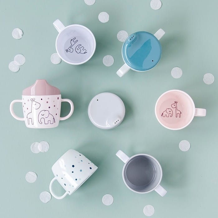 Kubek z ustnikiem Dreamy szary - Done By Deer