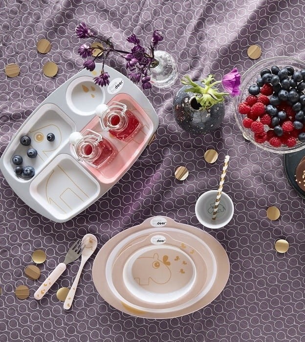 Talerz z 4 przegródkami Contour - Done by Deer