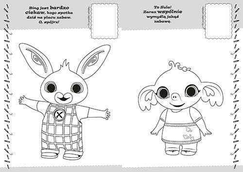 Bing. Koloruj i naklejaj