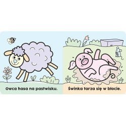 Kolorowanka Czarodziejski pędzelek. Na Wsi. Malowanka wodna