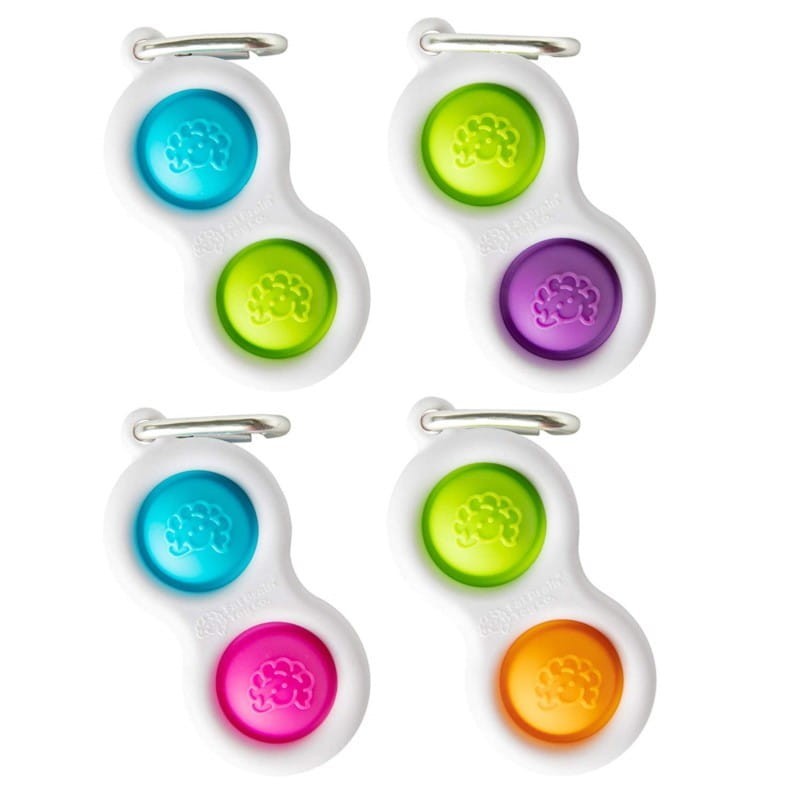 Bąbelki do Wciskania Dimpl brelok - Fat Brain Toys