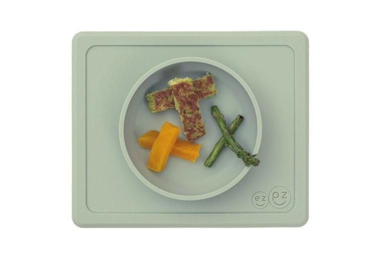 Silikonowa Miseczka Podkładka 2w1 Mini Bowl pastelowa zieleń - ezpz